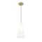 Z-Lite Farrell 1 Light Pendant, 7.25in. W x 13.75in. H, Modern Gold 3043P7-MGLD - alternate 4